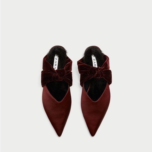Zara satin and velvet mules - Picture 4 of 5